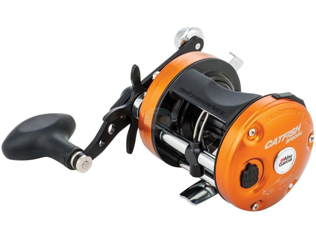 Reel Abu Garcia Ambassadeur 6500C3 Catfish naranja metalizado