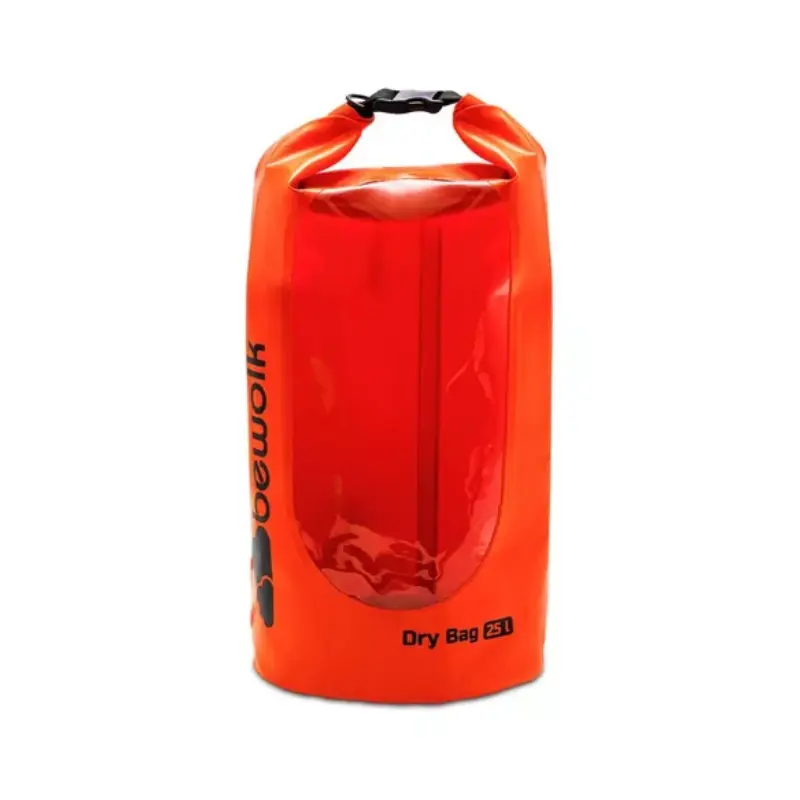 BOLSA ESTANCO BEWOLK 25 LT CON VENTANA NARANJA
