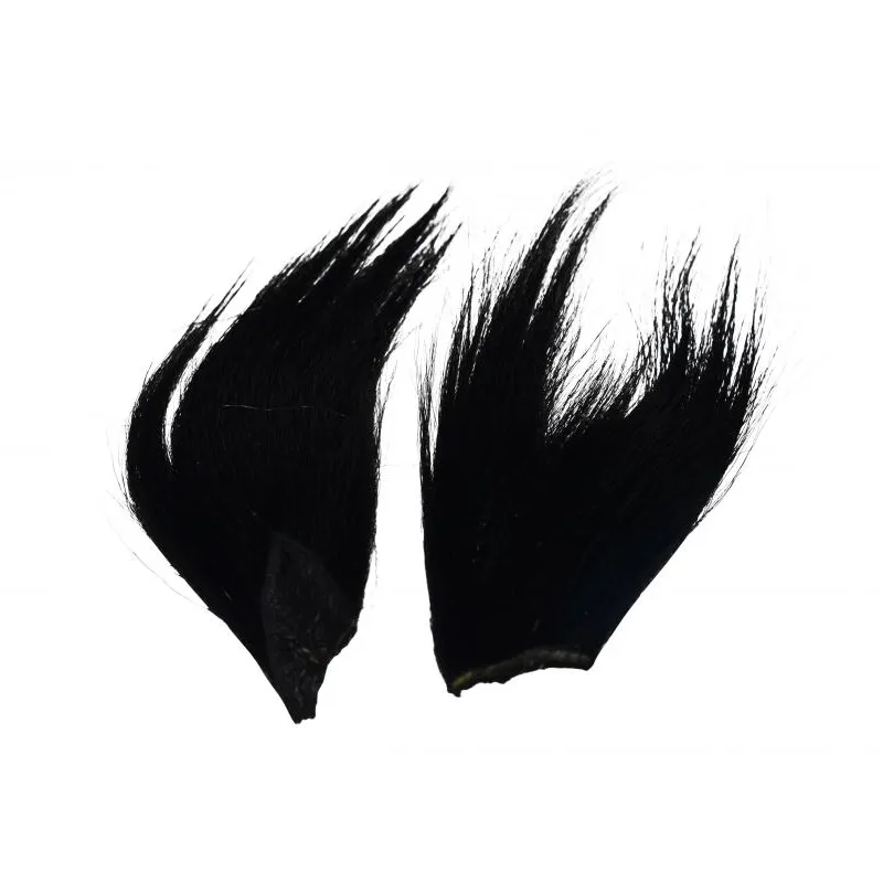 BUCKTAIL PIECES BLACK