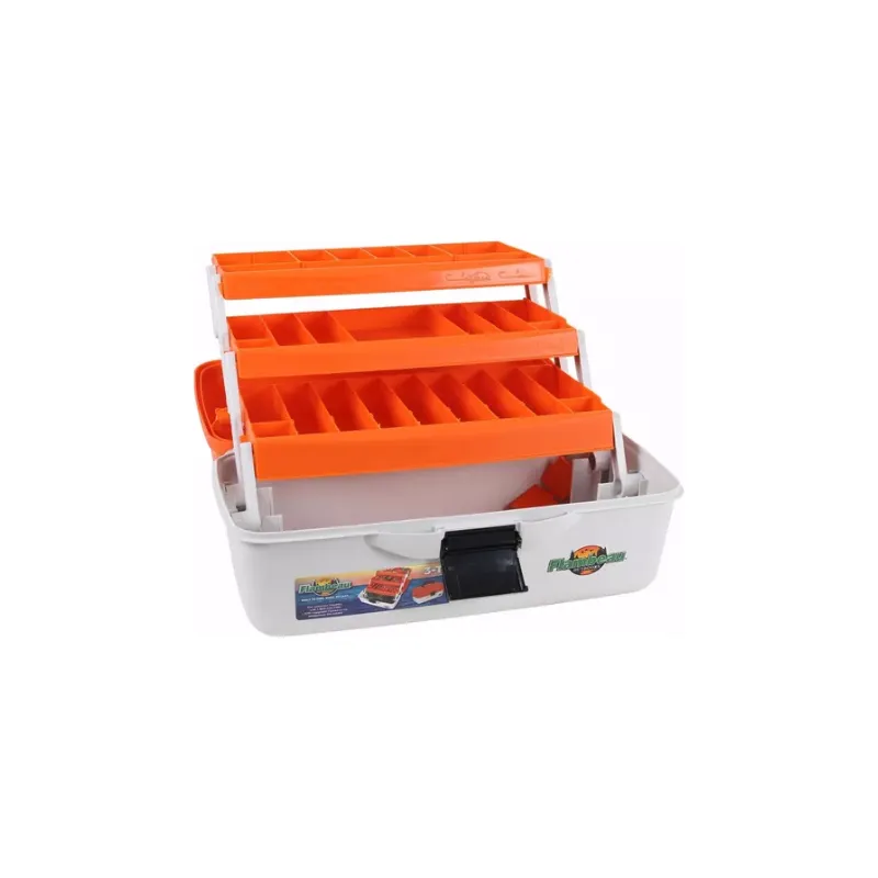 CAJA FLAMBEAU 3 TRAY 1737B NARANJA/BLANCO