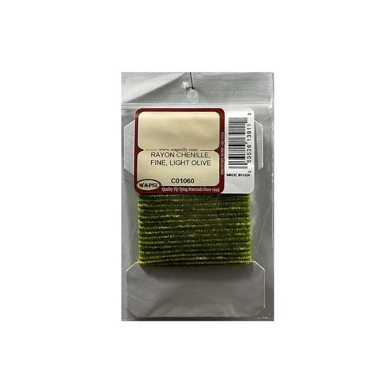 CHENILLE FINE LIGHT OLIVE
