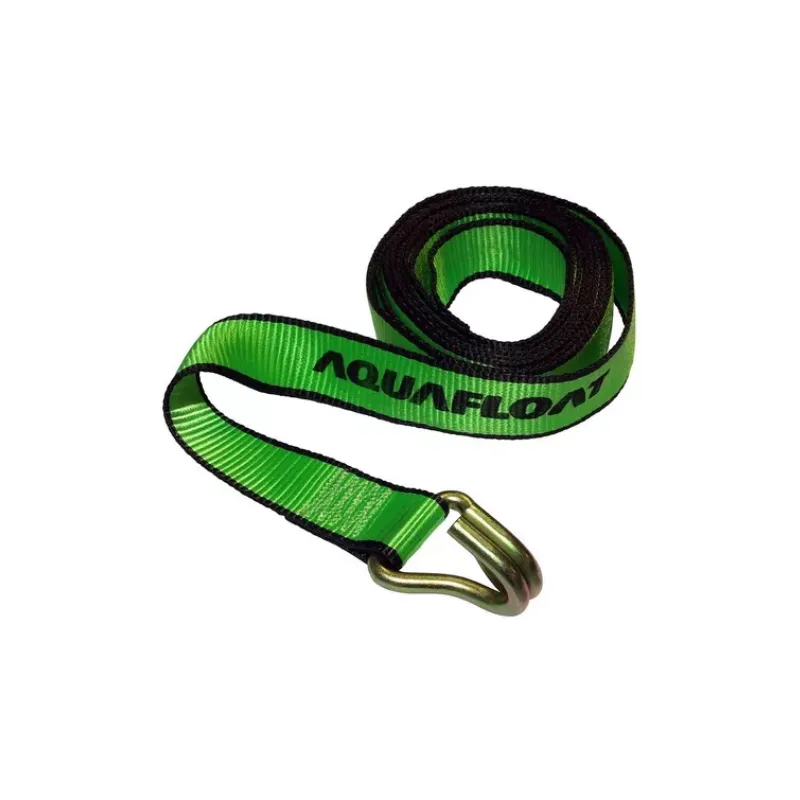 CINCHA CON CRIQUE AQUAFLOAT 50MMX3.6 MT GARFIO GREEN