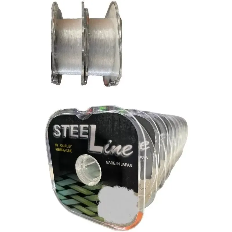 NYLON STEEL LINE 0.18MM CLEAR