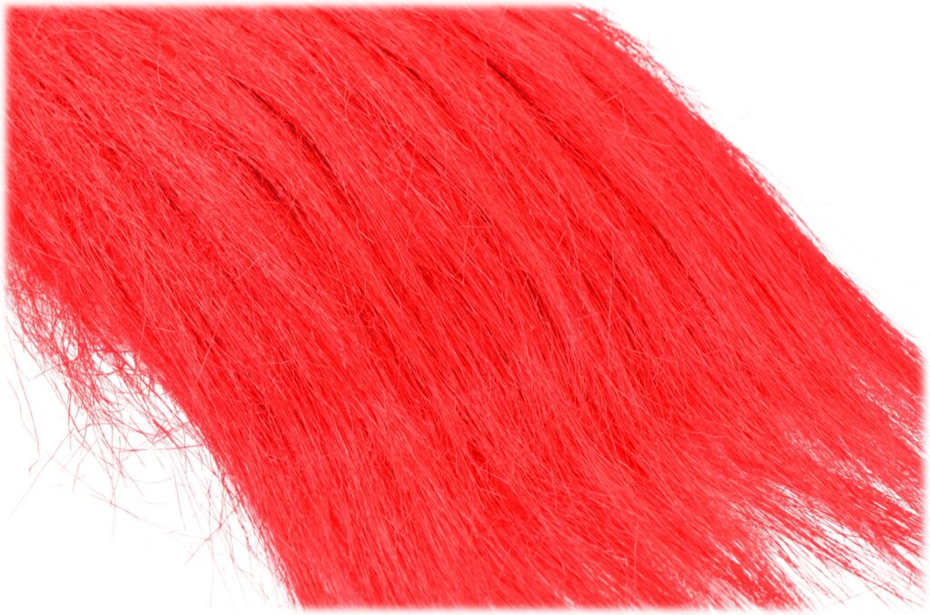 CRAFT FUR BRIGHT RED