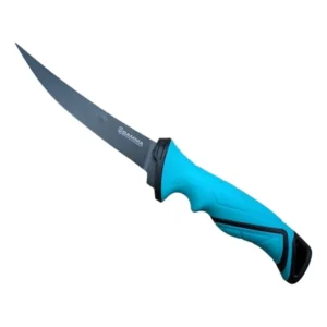 Cuchillo Gamma de 6 pulgadas para filetear, mango celeste y negro