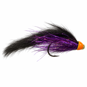 Mosca Blue Magic Black Purple sobre fondo blanco